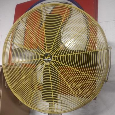 Large Floor Multi-Speed Shop Fan with Adjustable Height Post