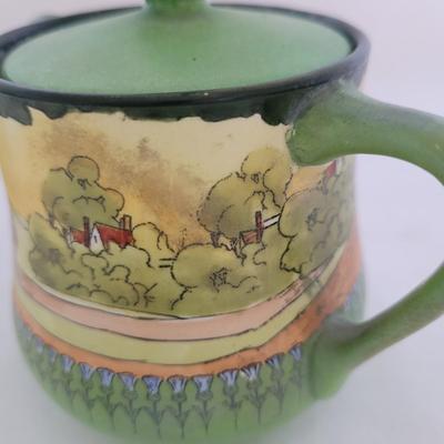 Frank Beardmore & Co Sutherland Art Ware Sugar and Creamer Set (K-CE)