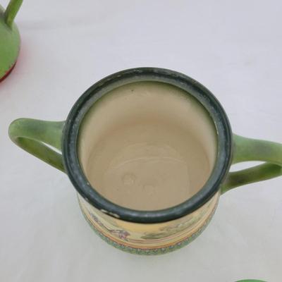 Frank Beardmore & Co Sutherland Art Ware Sugar and Creamer Set (K-CE)