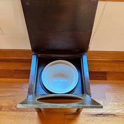 Wooden Chamber Pot Stand (O-MK)