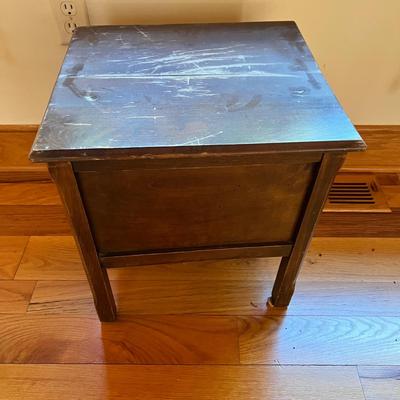 Wooden Chamber Pot Stand (O-MK)