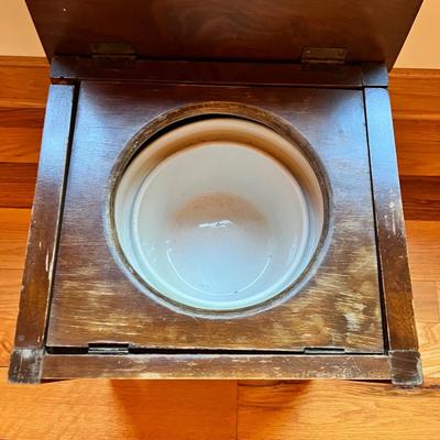 Wooden Chamber Pot Stand (O-MK)