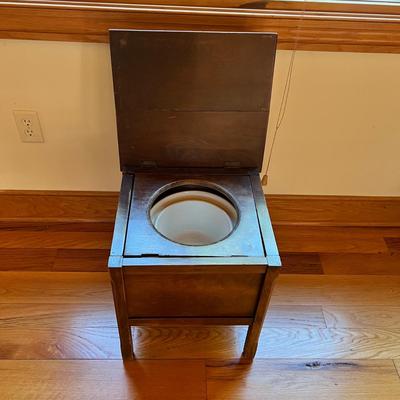 Wooden Chamber Pot Stand (O-MK)
