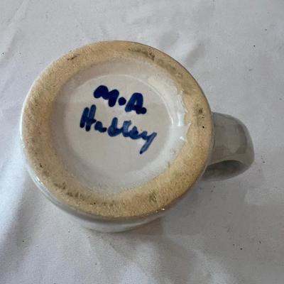 Six Ceramic Mugs incl. two M.A. Hadley (K-MK)