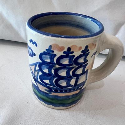 Six Ceramic Mugs incl. two M.A. Hadley (K-MK)