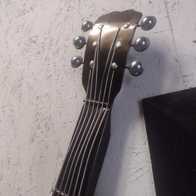 Metal Electric Guitar Wall Decor