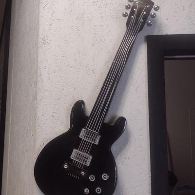 Metal Electric Guitar Wall Decor