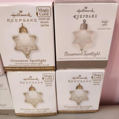 Lot of 10 Hallmark Keepsake Christmas Tree ornaments some Magic Cord