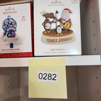 Lot of 6 Hallmark Keepsake Christmas Tree ornaments