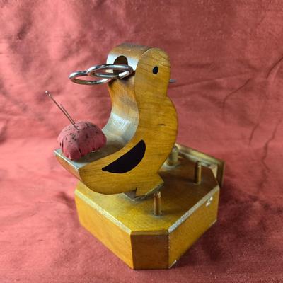 Folk Art Vintage Sewing Kit