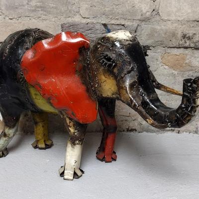 Swahili Metal Elephant