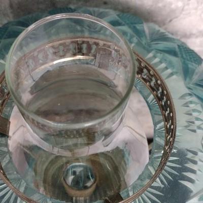 Aqua Plastic Vintage Lamp