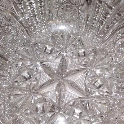 American Brillian Cut Glass Bowl