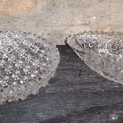 Brillian Cut Crystal dishes