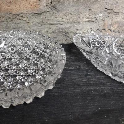 Brillian Cut Crystal dishes