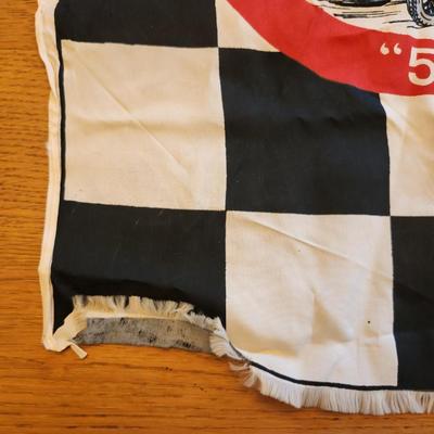 Vintage Indy 500 Souvenir Flag