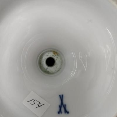 Blue Onion Meissen Plate and Cake Stand