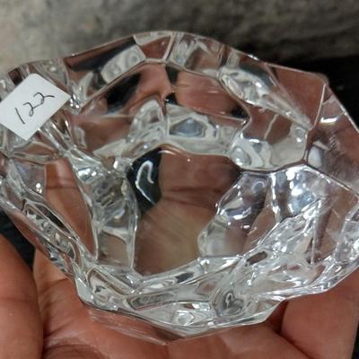 Val St. Lambert Paperweight and Trihedral Correria for MOMA Paperweight