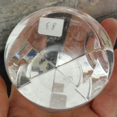 Val St. Lambert Paperweight and Trihedral Correria for MOMA Paperweight