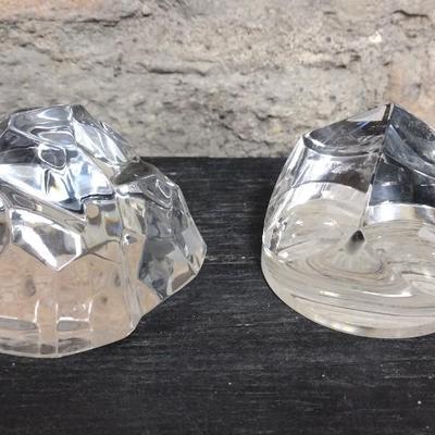 Val St. Lambert Paperweight and Trihedral Correria for MOMA Paperweight