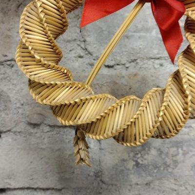 3 Scandinavian Wheat Weaving items