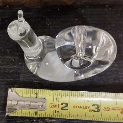 Steuben Snail Paperweight
