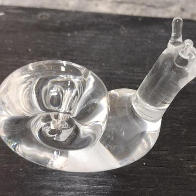Steuben Snail Paperweight