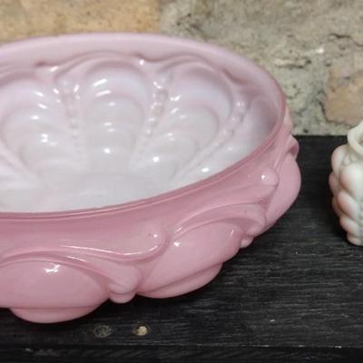 Guttate Console Bowl and 2 Toothpick holders