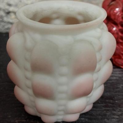 Guttate Console Bowl and 2 Toothpick holders