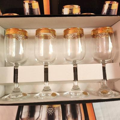 Lot #115 Cellini Stemware - 4 Boxes of 4 - 6" goblets