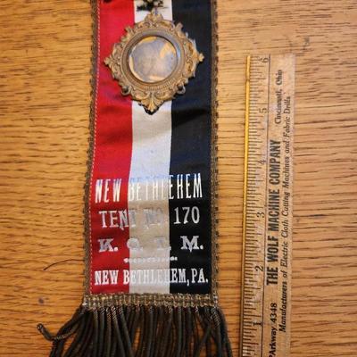 Knights of the Maccabees Lodge Ribbon