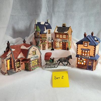 Dept 56 Holiday Village Set 2