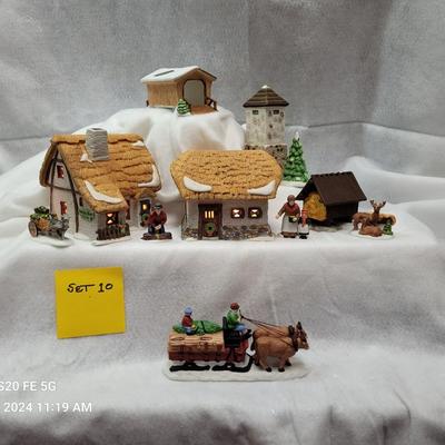 Dept 56 Holiday Village Set # 10