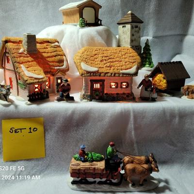 Dept 56 Holiday Village Set # 10