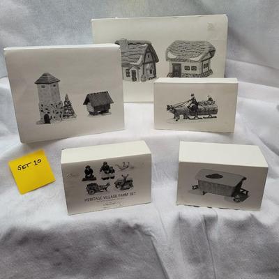 Dept 56 Holiday Village Set # 10