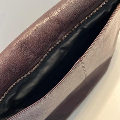 Genuine Columbian Leather Brown Satchel