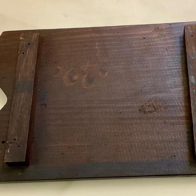 Cheese tray with glass cover Pfaltzgraff village pattern