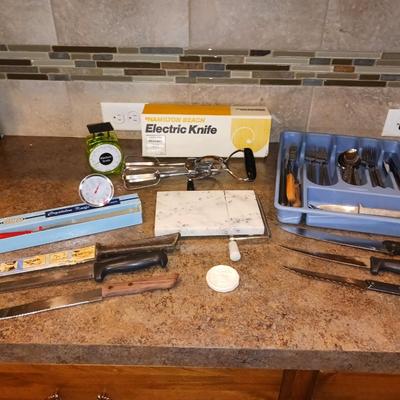 ELECTRIC KNIFE, CUTLERY, SILVERWARE AND UTENSILS