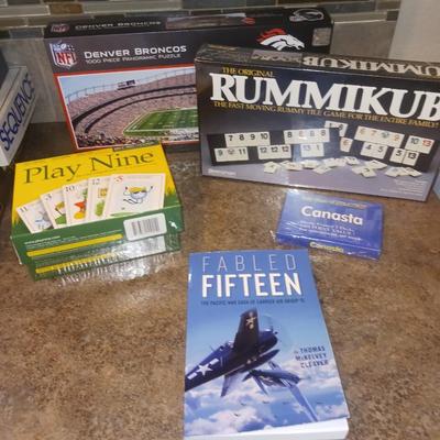 GAMES, DENVER BRONCOS PUZZLE AND BOOK