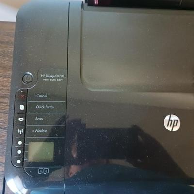 TYPEWRITER TABLE AND HP DESKJET 3050 ALL IN ONE PRINTER