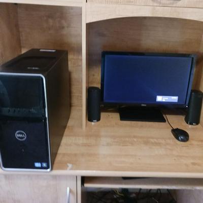 DELL COMPLETE DESKTOP COMPUTER W/WIN 10