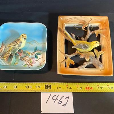 Vintage Napco Bird wall Hanging Lot