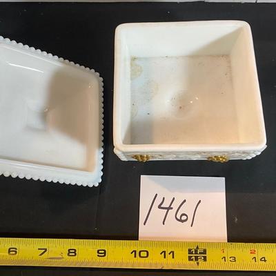 Vintage Westmoreland Milk Glass Candy Dish