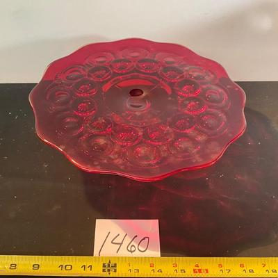 Vintage LE Smith Moon and Stars Pedestal Cake Plate