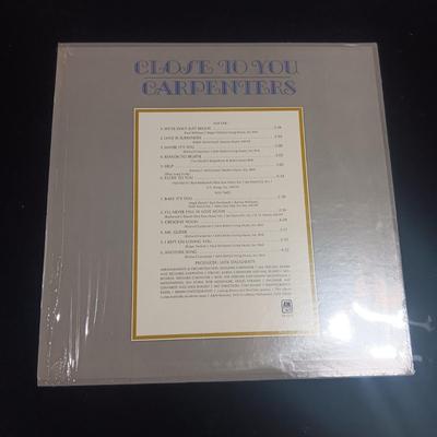 "CLOSE TO YOU" CARPENTERS VINYL RECORD