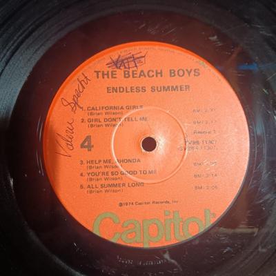 2 BEACH BOYS AND BRYAN ADAMS VINYL RECORDS W/NO JACKETS