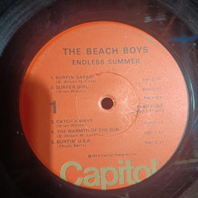 2 BEACH BOYS AND BRYAN ADAMS VINYL RECORDS W/NO JACKETS
