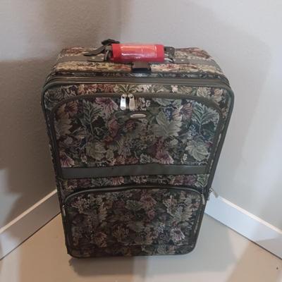 JAGUAR 2 PIECE CLOTH LUGGAGE ON 2 WHEELS