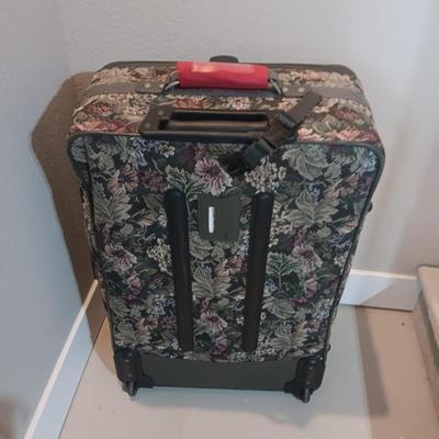 JAGUAR 2 PIECE CLOTH LUGGAGE ON 2 WHEELS