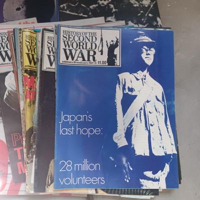 MANY MAGAZINES "HISTORY OF THE SECOND WORLD WAR"